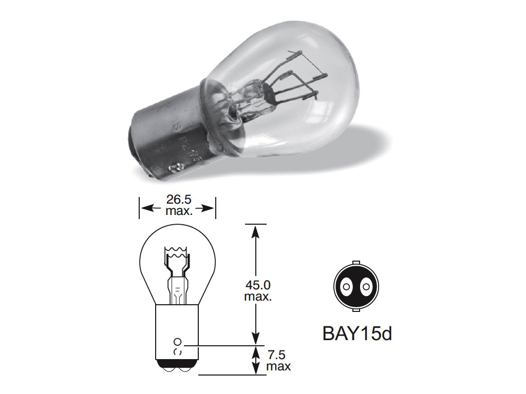 P21:5W BAY15D